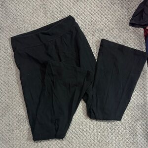 Cat & Jack XL Black Flare Leggings